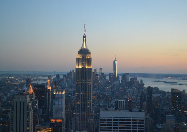 anochecer desde el Top of the Rock, las mejores vistas de Nueva York