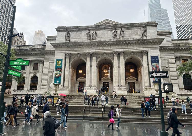 Biblioteca Pública de Nueva York, otro de los edificios que aparecen en los Cazafantasmas (1984)