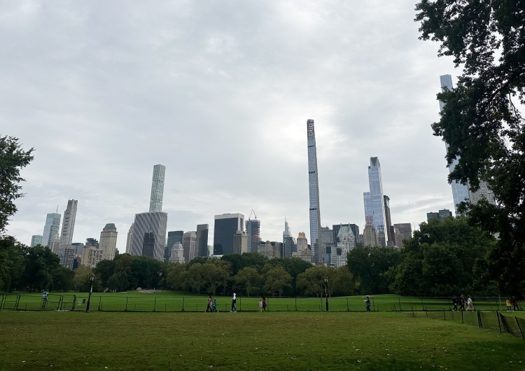 Central Park y los rascacielos