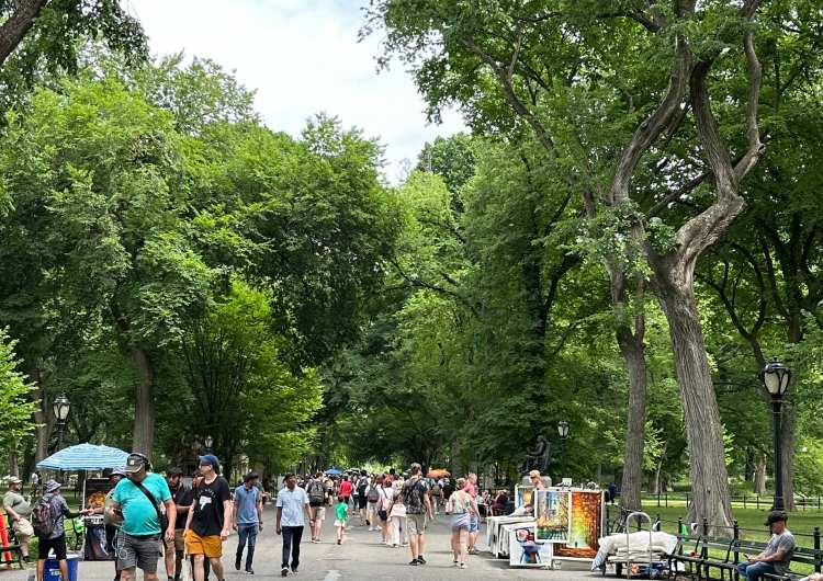 The Mall en Central Park